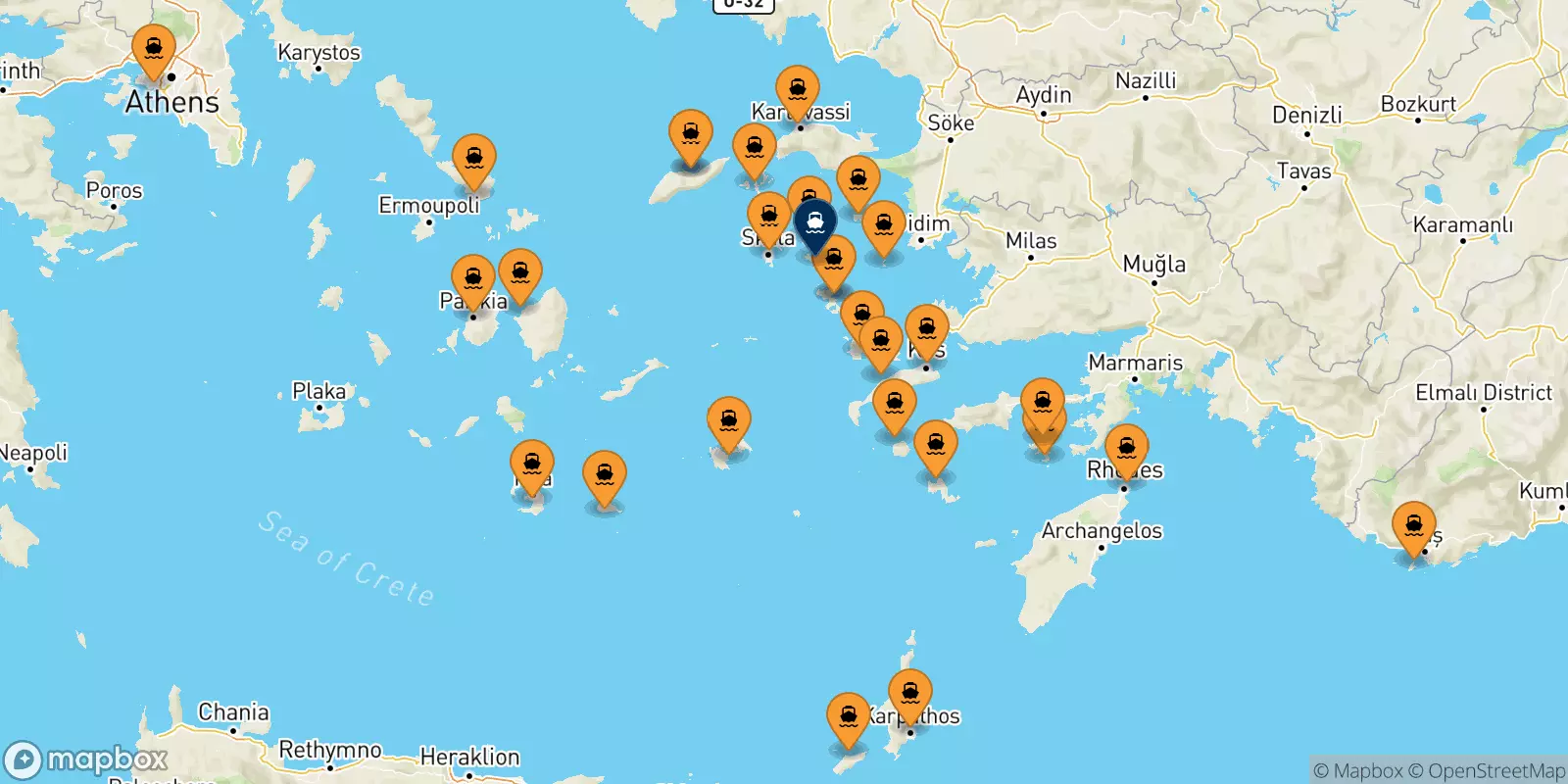 Ferries de Grecia a Lipsi