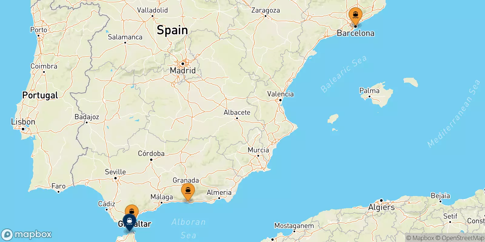 Ferries de España a Tánger Med