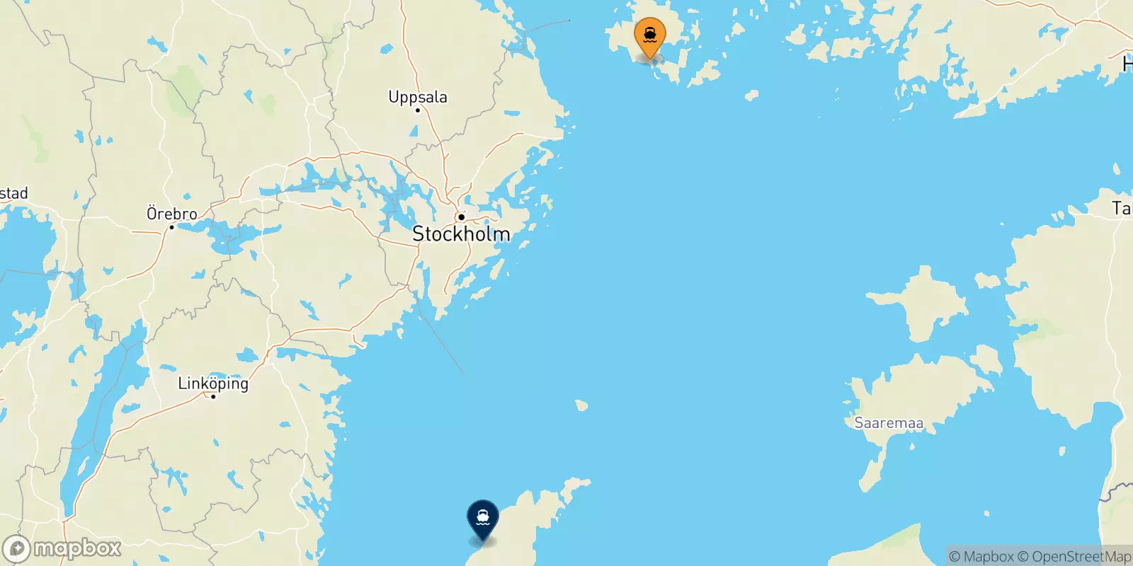 Ferries de Mariehamn a Gotland